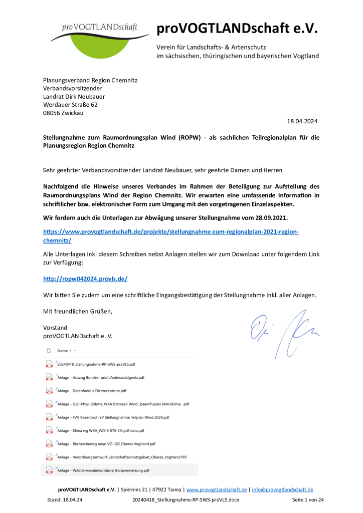 Stellungnahme ROPW Südwestsachsen 04-2024