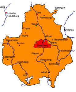 Vogtland Land der Vögte um 1350